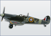 Hobby Master HA7854 Vb AB972/UD-W F/L Brendan "Paddy" Finucane Spitfire Mk 