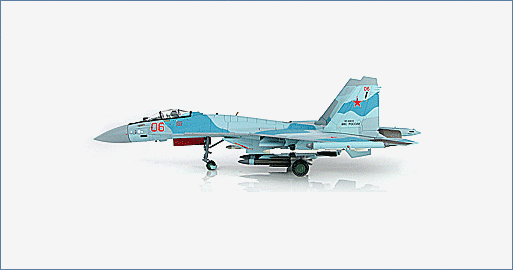HOBBY MASTER HA5704 Sukhoi Su-35  Flanker E Red 07 Russian Air Force 2013 1:72
