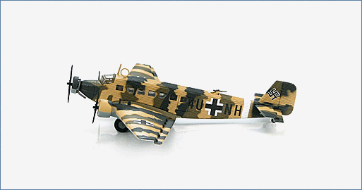 Corgi AA36908 1/72 Junkers JU52 4U Crete 1941 Nh 2/KGZBV1 Operation Merkur 